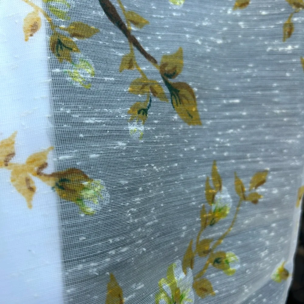 Pair vintage early 70’s floral curtains